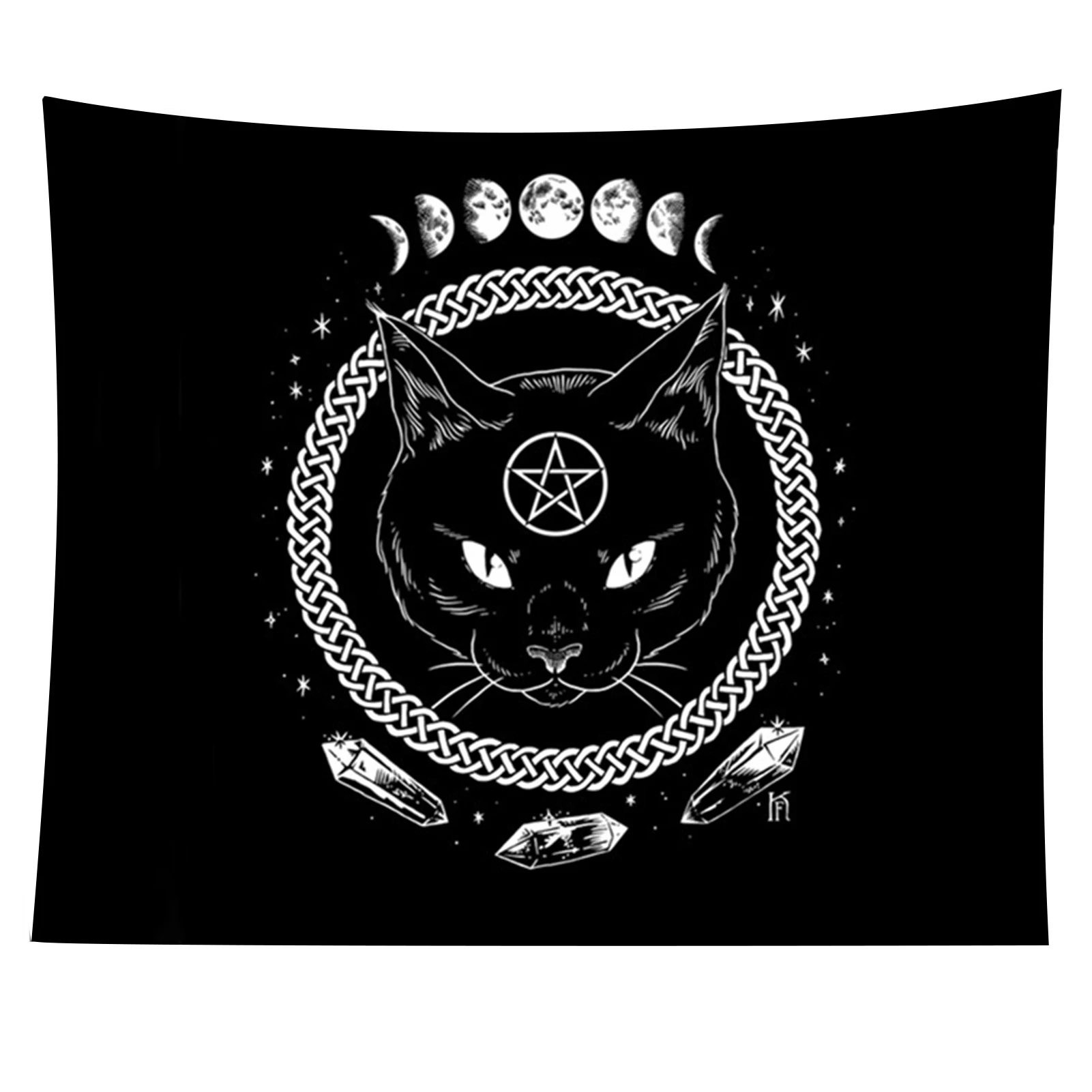 

Крутой диван с принтом, подвесной декор, подарок, гостиная, кошка, таинственный для спальни, ремесло, домашнее гадания, ведро, настенный гобе...