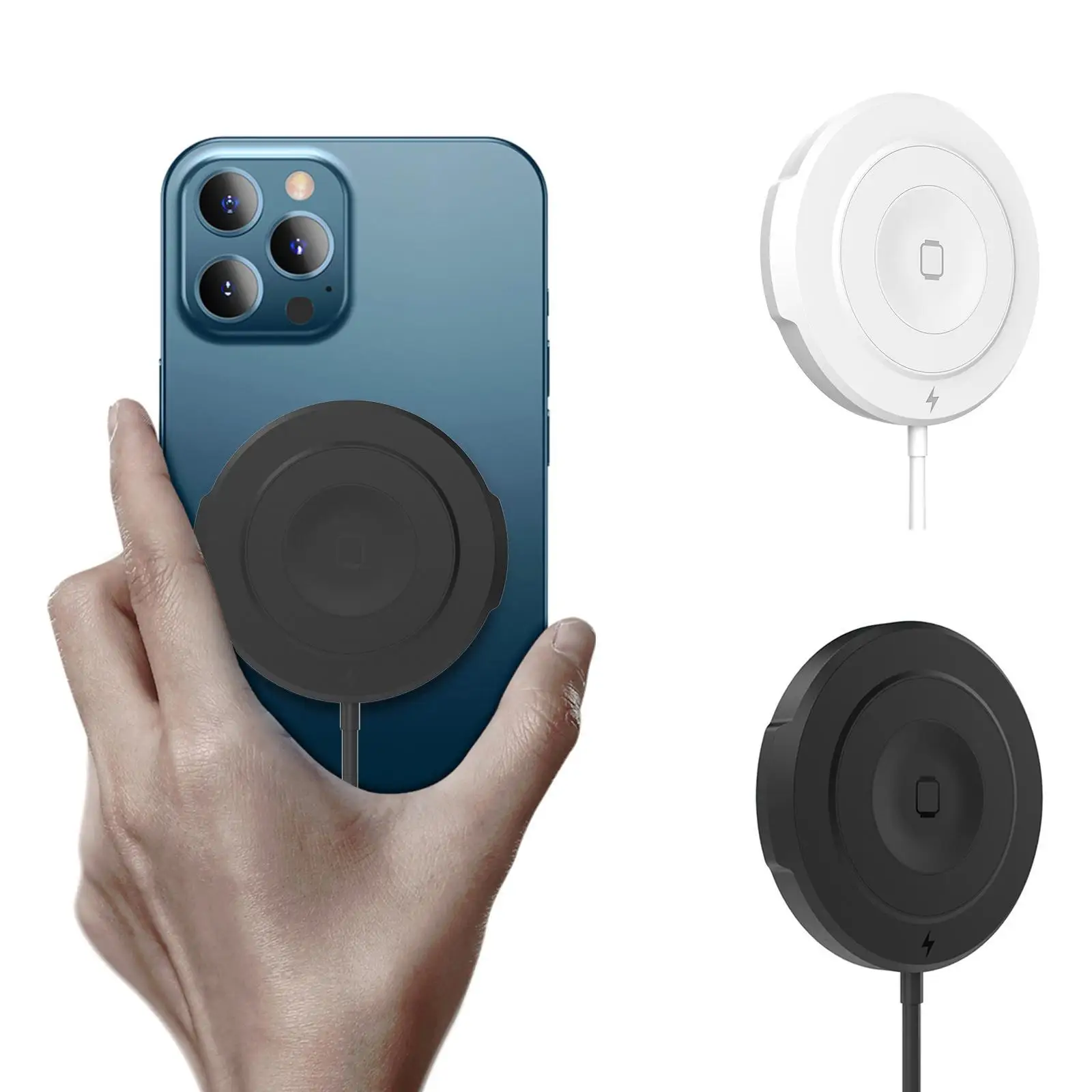 

Беспроводное зарядное устройство 2 в 1 для iPhone 13/12Pro/11/XS/X/MAX/Samsung, быстрая Магнитная Зарядка Qi для Apple watch 6 5, Airpods Pro