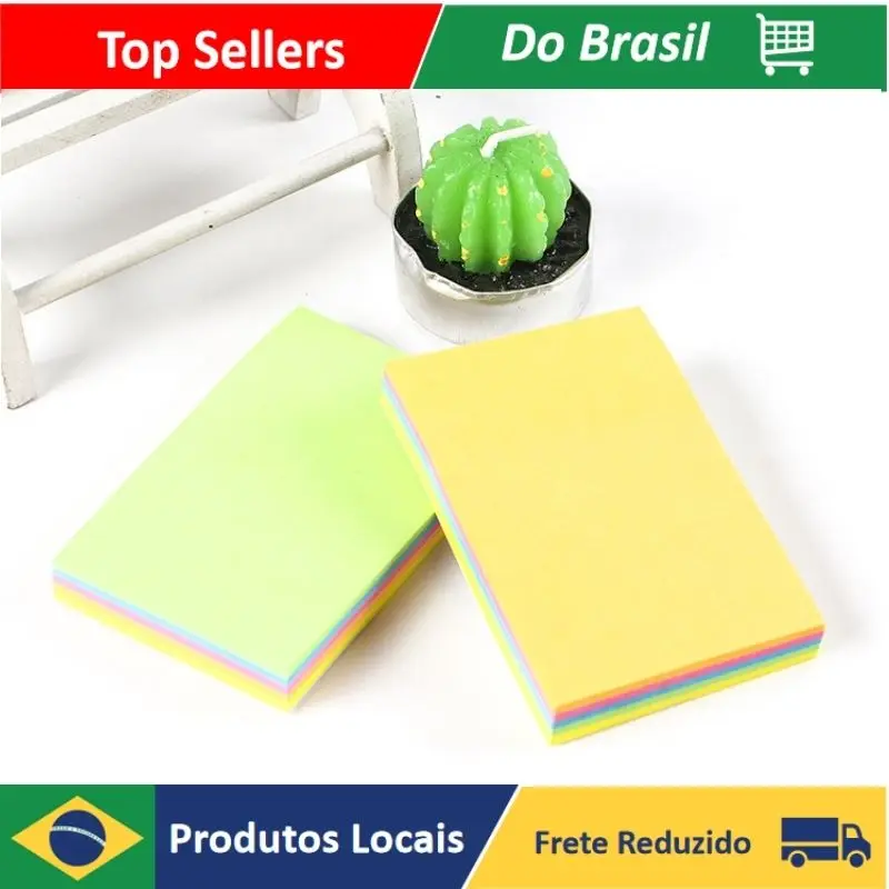 

80 Folhas Bloco Adesivo Papel Lembrete E Anotações
