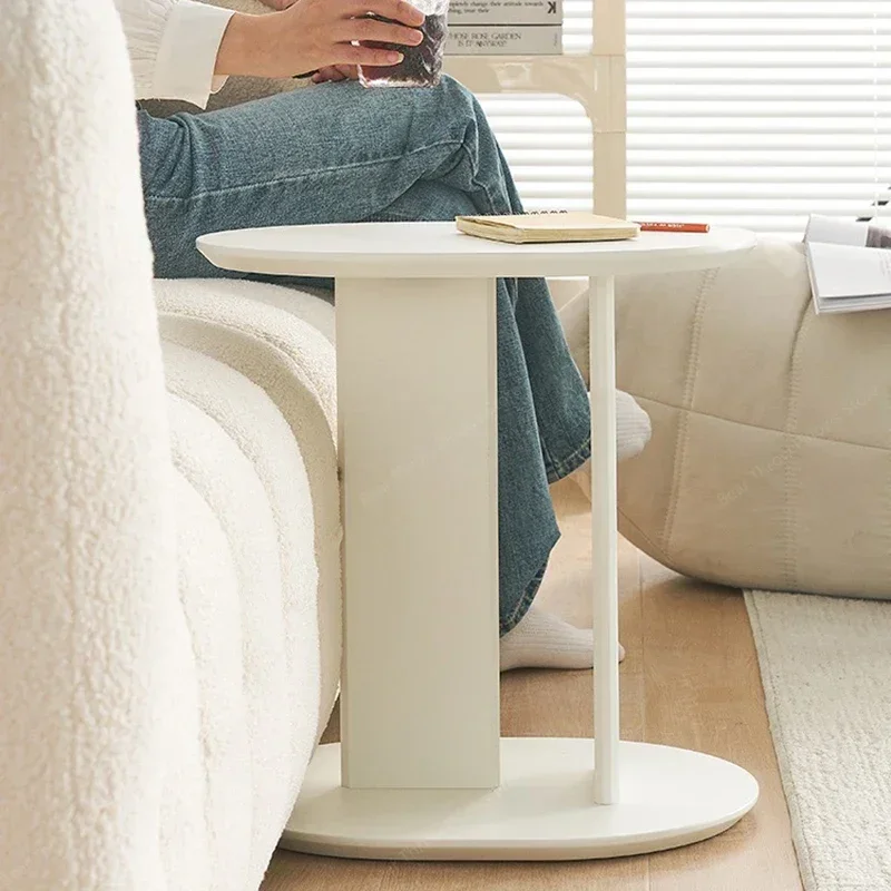 Белый кофейный столик Декор подноса дизайнерский простой салонный угловой