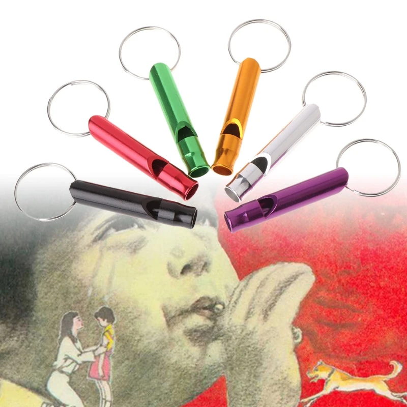 

Pet Training Whistle Dogs Puppy Sound Portable Flute Aluminum Alloy Random Color