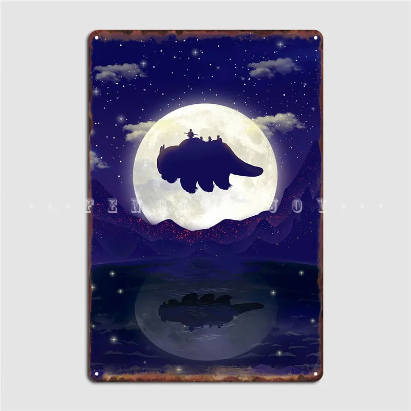 

Aang Poster Metal Plaque Wall Plaque Living Room Pub Create Tin Sign Poster