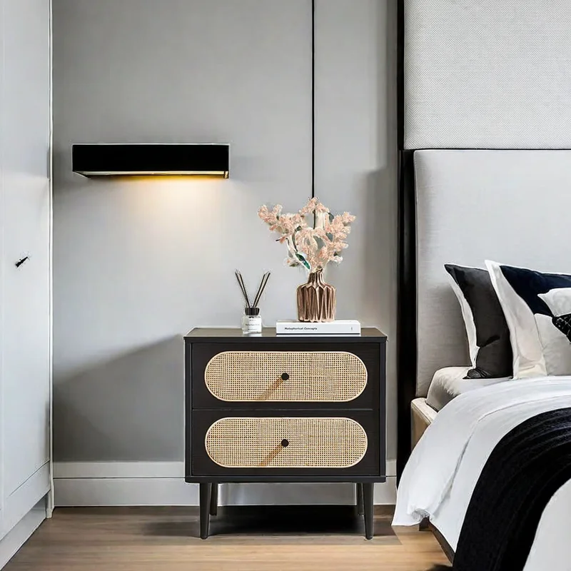 Дизайнерский прикроватный столик шкаф для хранения открытые шкафы боковые