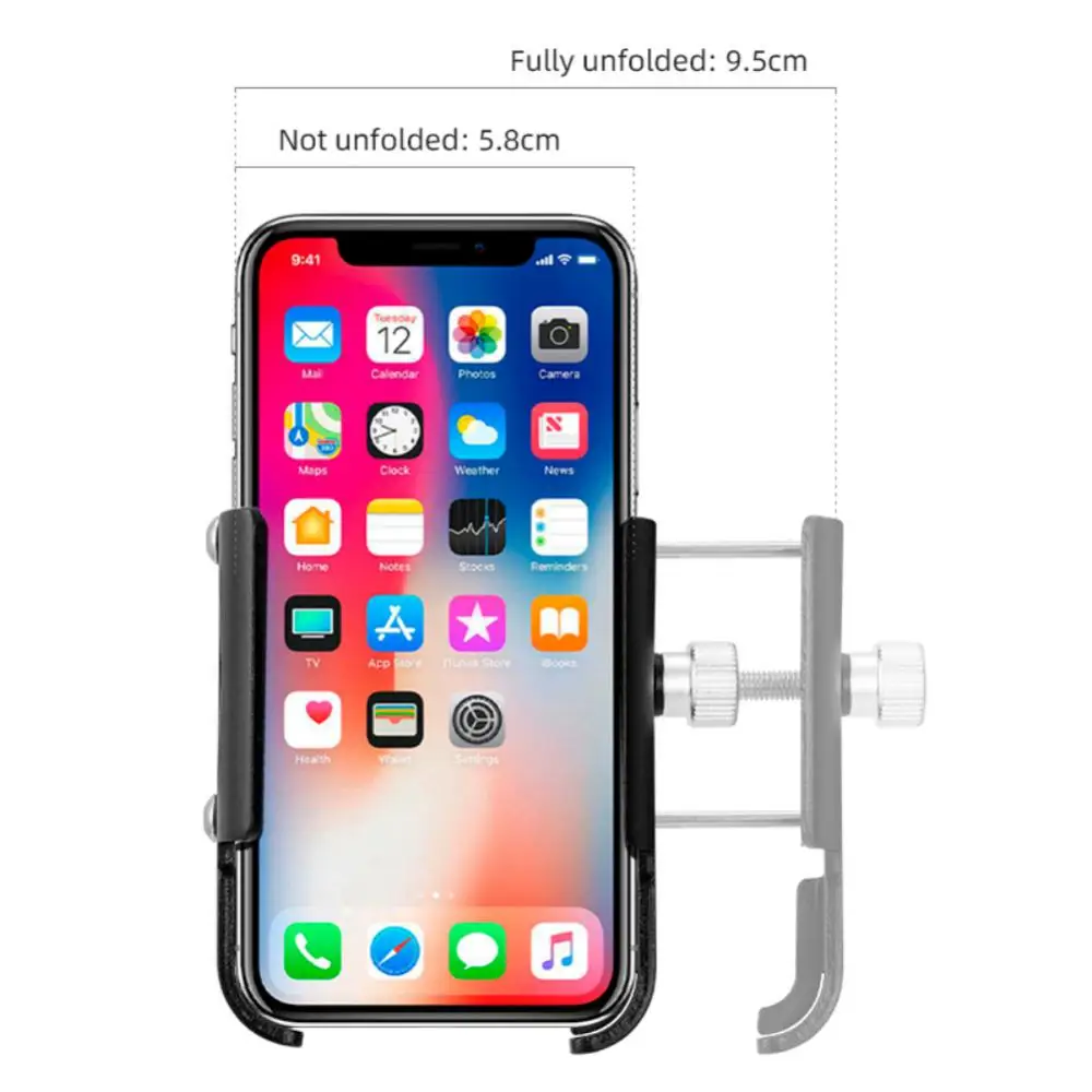 

Bicycle Phone Holder 360° Rotation Aluminum Alloy MTB Bike Phone GPS Bracket Scooter Motorcycle Handlebar Mount Cell Phone Stand