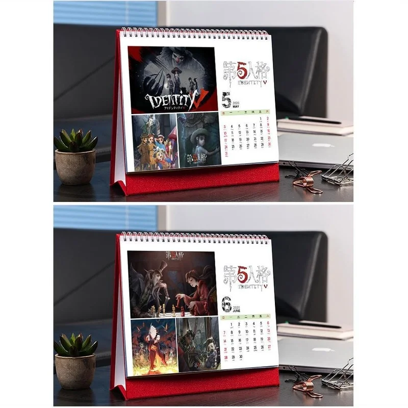 

Anime Game Identity Ⅴ Table Calendar Cartoon Organizer Planner Desk Calendar Emily Dyer Anniversary Desktop Calendar Cute 2022