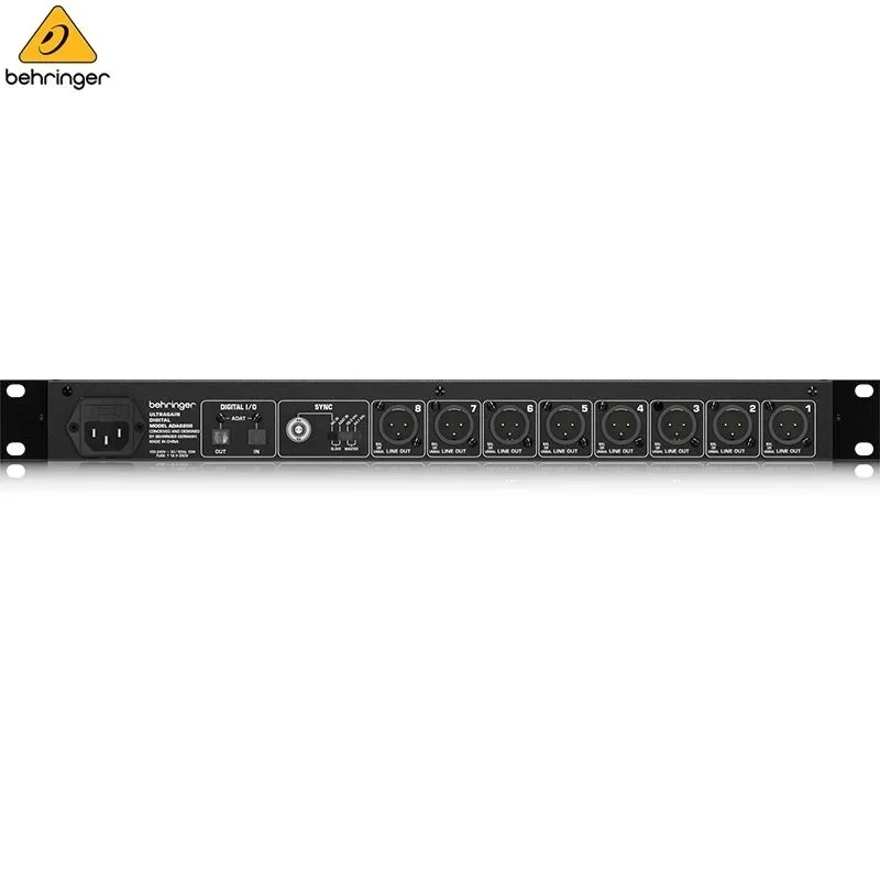 Behringers ADA8200 8-канальный аналого-цифровой преобразователь звуковой карты