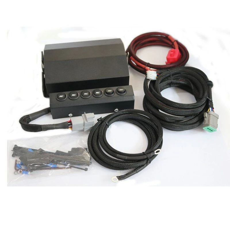 

ON OFF 6ways push switch with relay MULTIPLE LIGHT CONTROLLER