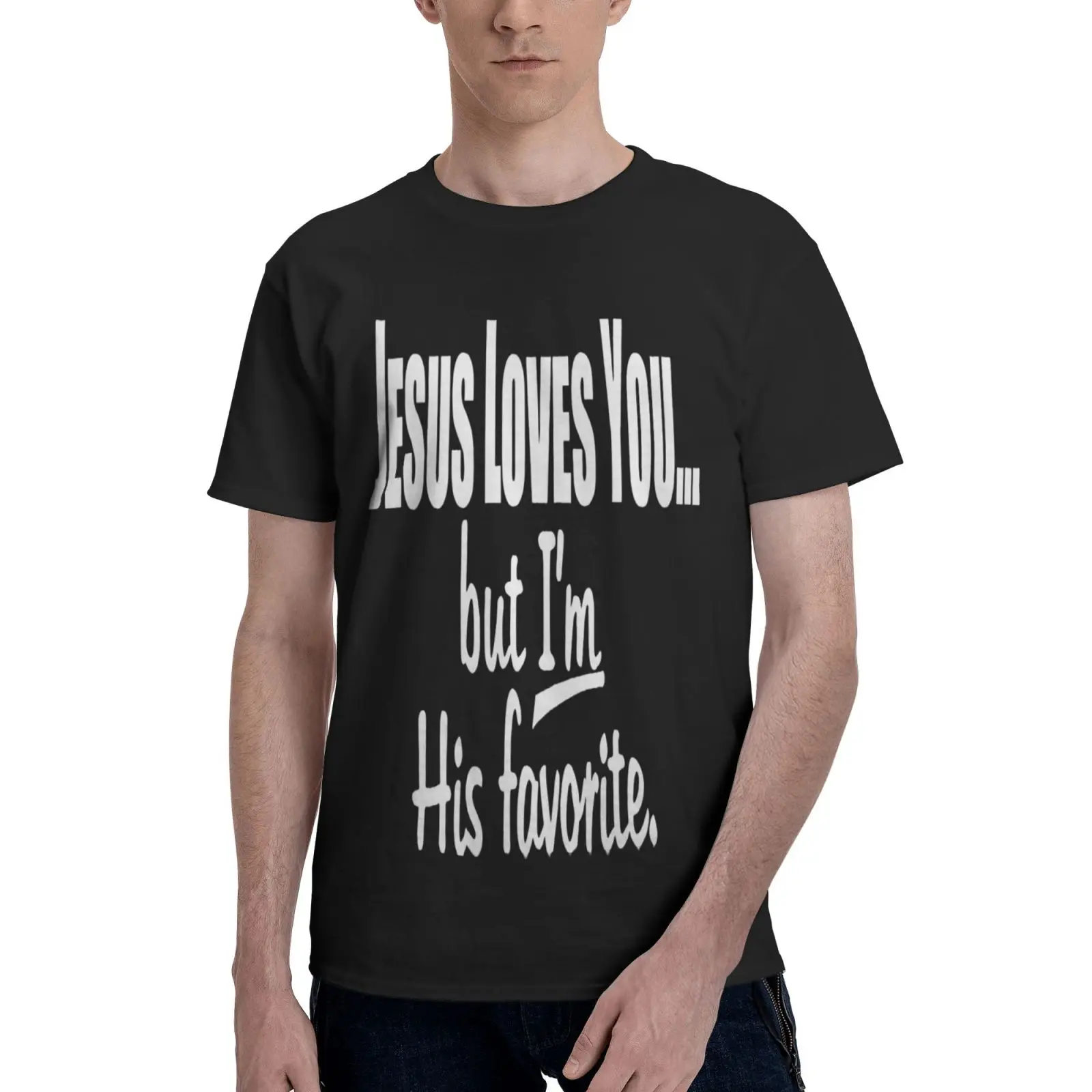 

Jesus Loves You But Im His 6192 T Shirt Oversize T-Shirt Tshirt T-Shirt Men's Shirts Men's T-Shirts Oversize T-Shirts Clothing