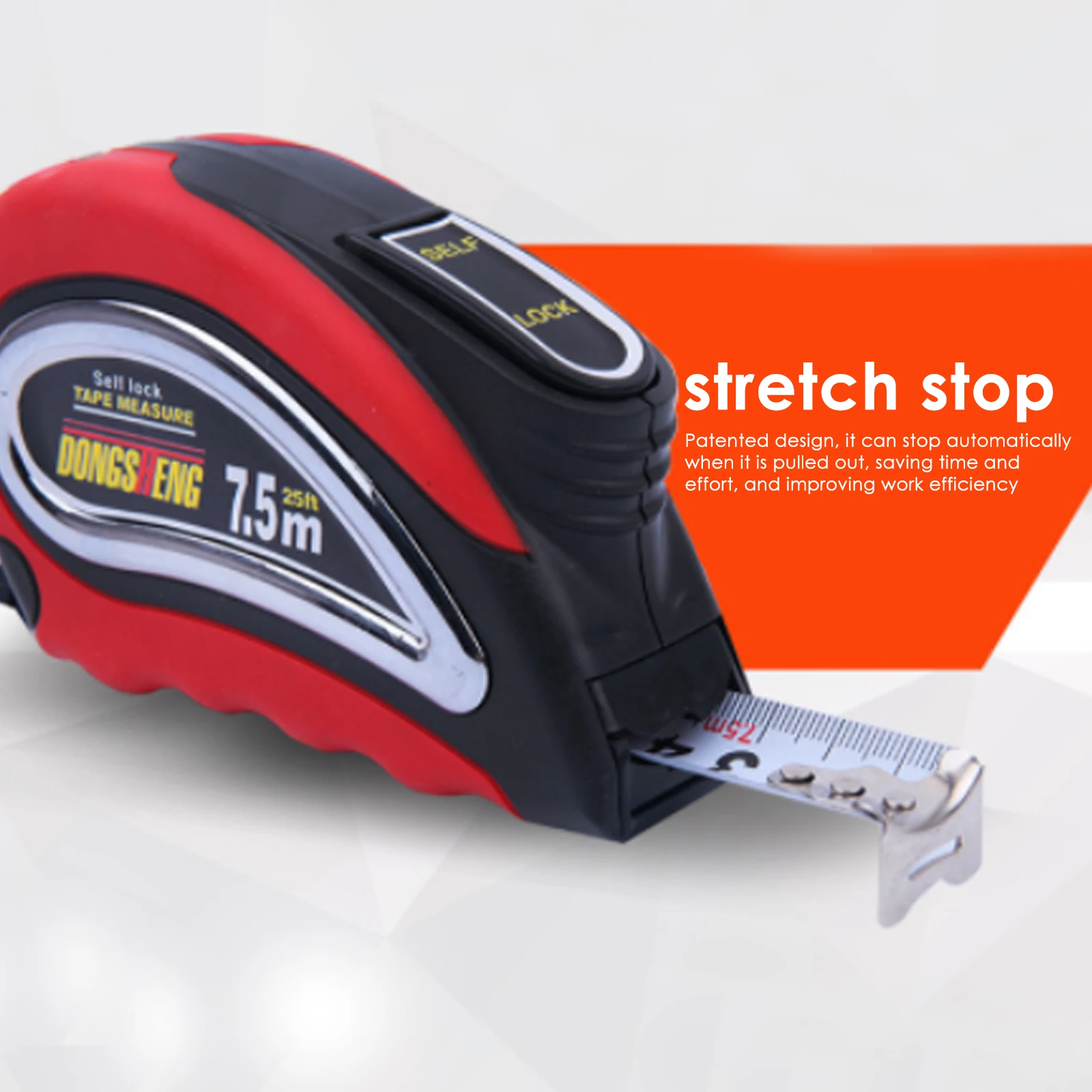 

Портативный дюймовый метрический инструмент, рабочий рулон, самоблокирующаяся Выдвижная деревообрабатывающая Автоматическая Ручная лент...