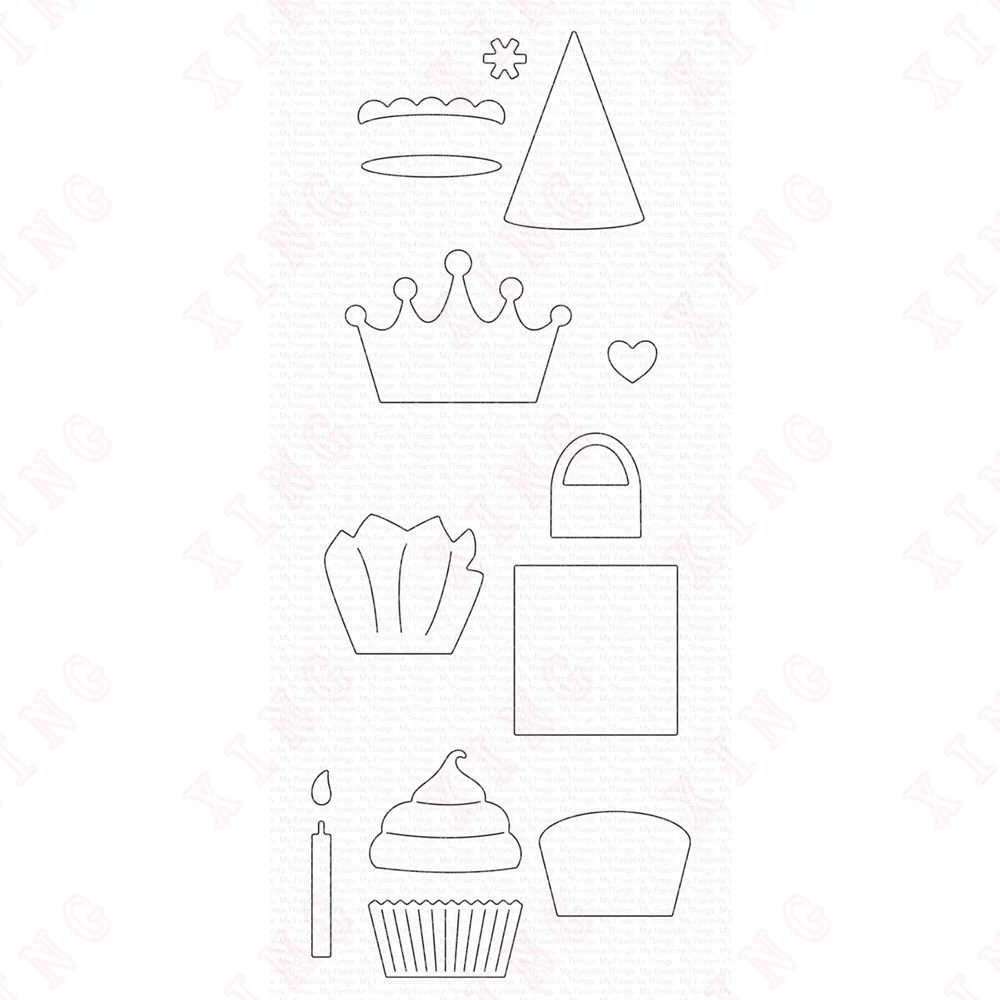 

Newest Scrapbook Diary Decoration Embossing Mold Diy Greeting Card Handmade Craft Birthday Basics Dies Arrival Metal Cutting Die