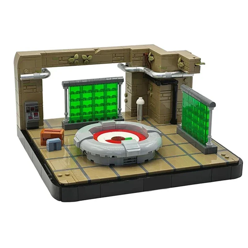 Звездная модель фильма Moc строительные кирпичи база для посланий стратегический