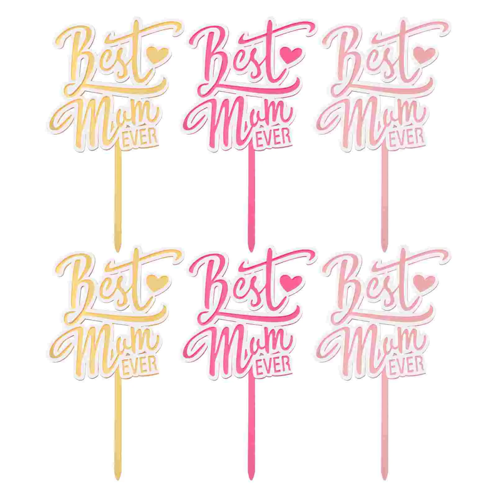 

Cake Mothers Day Topper Decoration Insert Happy Decor