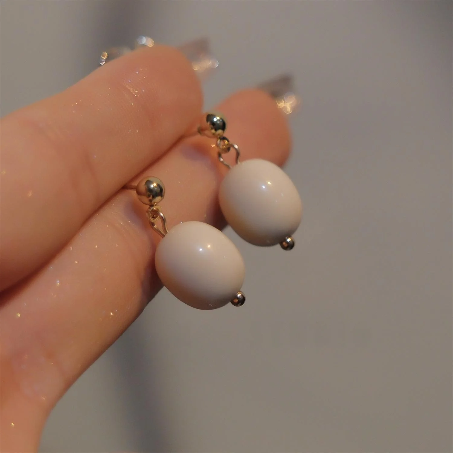 Фасоль со вкусом молока ~ Южная Корея Тондэмун такая же модель как онлайн-серьги