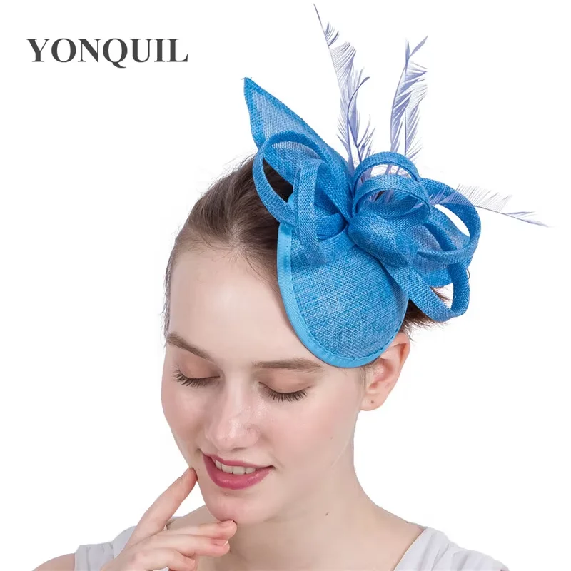 Свадебный чародей для невесты изумрудно-зеленый аксессуар на клипсе вечерние