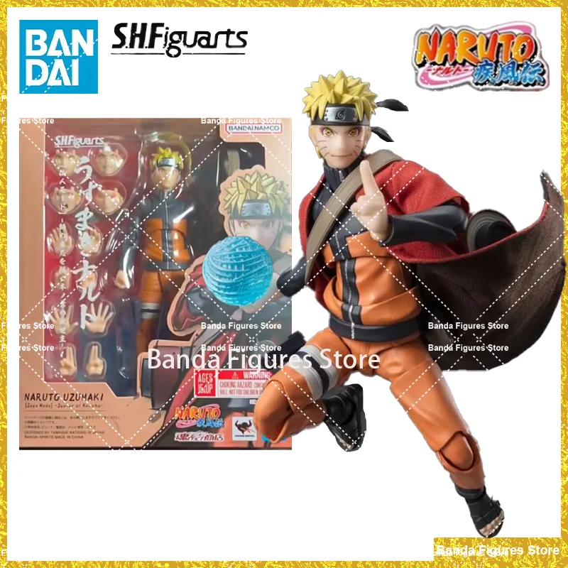 Оригинальный Bandai Naruto S.H.Figuarts SHF Uzumaki Sage Mode Спаситель Коноха в наличии Аниме Фигурки