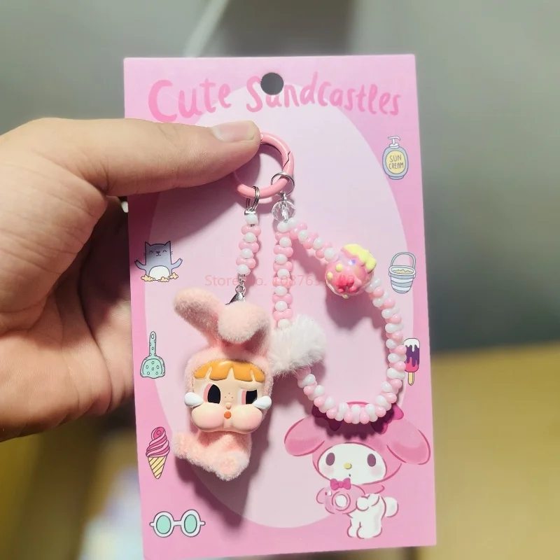 Новый Kawaii Labubu Crybaby × Летающая Маленькая Полицейская Цепочка Рюкзак Подвеска Inspearl