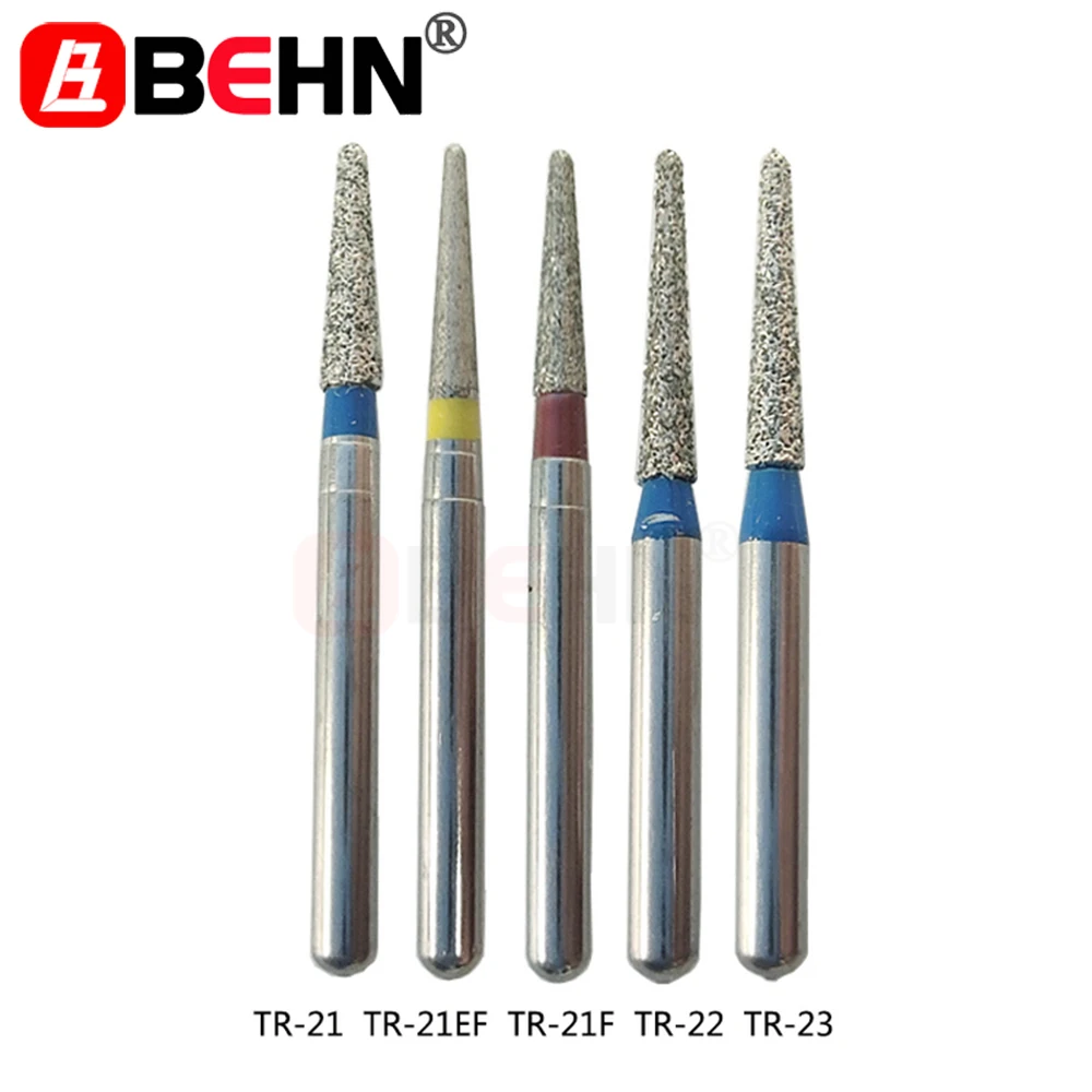 10 шт./коробка Стоматологические алмазные боры серии TR FG 1 6 мм стоматологические