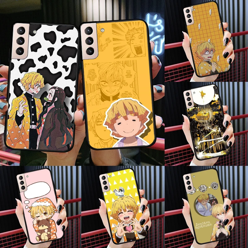 

Agatsuma Zenitsu Demon Slayer Cover For Samsung Galaxy J4 J6 Plus A6 A8 A7 A9 J8 2018 A3 A5 J1 J3 J7 J5 2016 2017 Case
