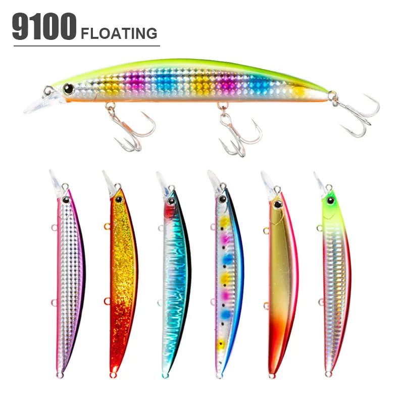 

1Pcs Minnow Fishing Lures 13cm 25g Crankbait Wobblers Perch 3D Eyes Artificial Hard Bait Pike Carp Bass Floating Swimbait Pesca