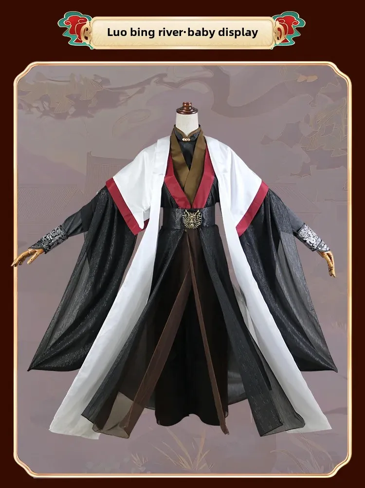 Anime The Scum Villain's Self-Saving System Luo BingHe Cosplay Costume Ancient Chinese Hanfu Men Women Hallween