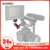 kimrig magic arm ball head monitor mount articulating 14 screw universal for field monitors led video lights microphones