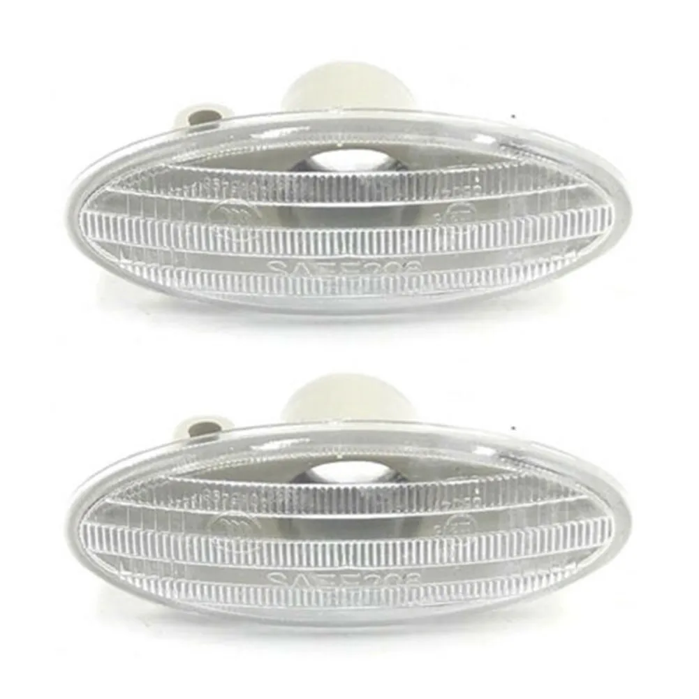 

2X Side Turn Signal Light Parking Lamp Cover Fender Marker Fit For Nissan Cube Juke Note Durable Shell