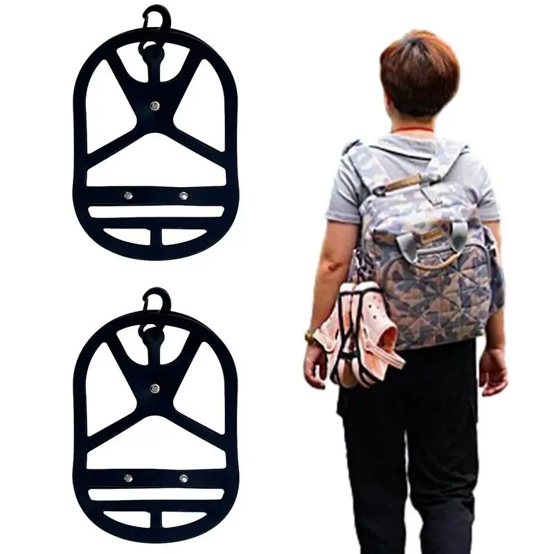 

Climbing Hiking Shoe Storage Clip Odorless Elastic Silicone Clips For Shoes Climbing Footwear Clips For Backpacks For Camping
