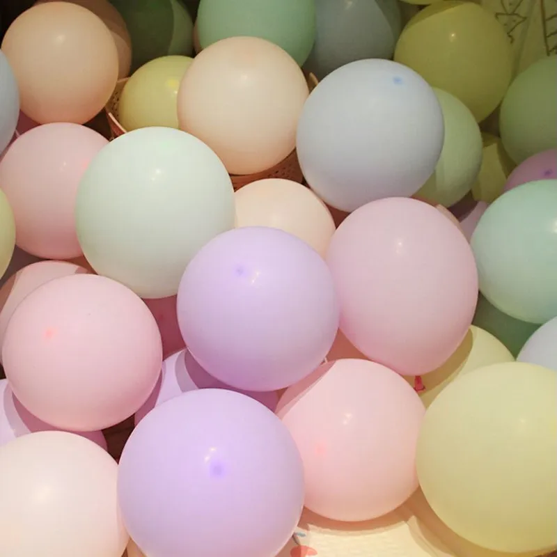 

100pcs Multi Macaron Latex Balloons Matte Pastel Balloon Birthday Party Wedding Anniversary Decoration Baby Shower Air Globos