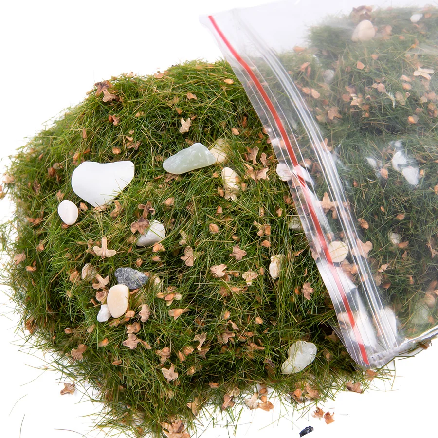 Статическая искусственная трава порошок микро ферма ландшафт песок стол