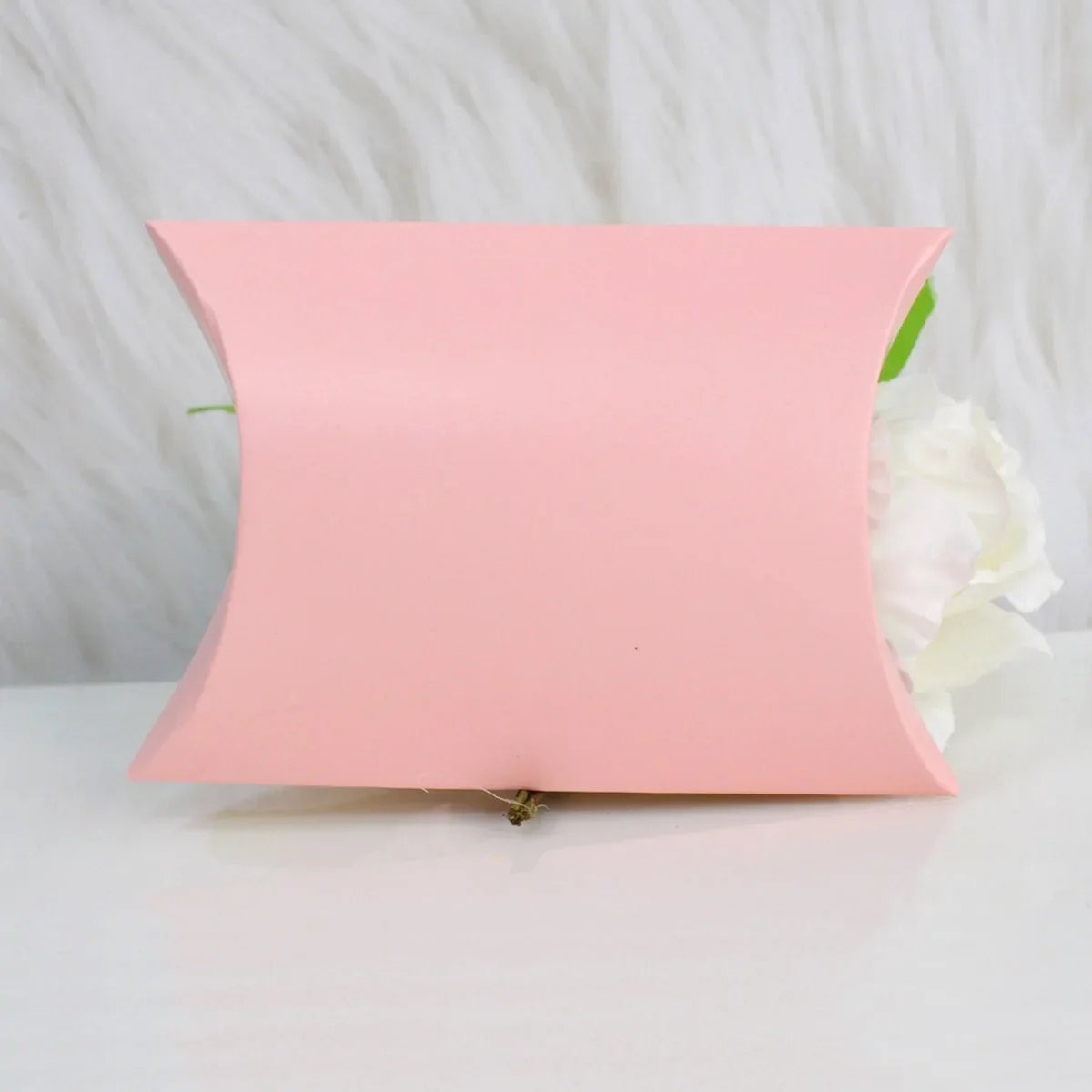 

Коробки для подушек из крафт-бумаги, белые, 10 шт.