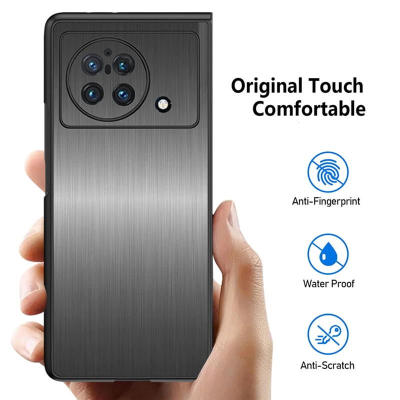 

Metal Anti-Fall Funda For VIVO X Fold Case Heavy Stainless steel Hard Shockproof Case For VIVO X Fold 5G Fundas