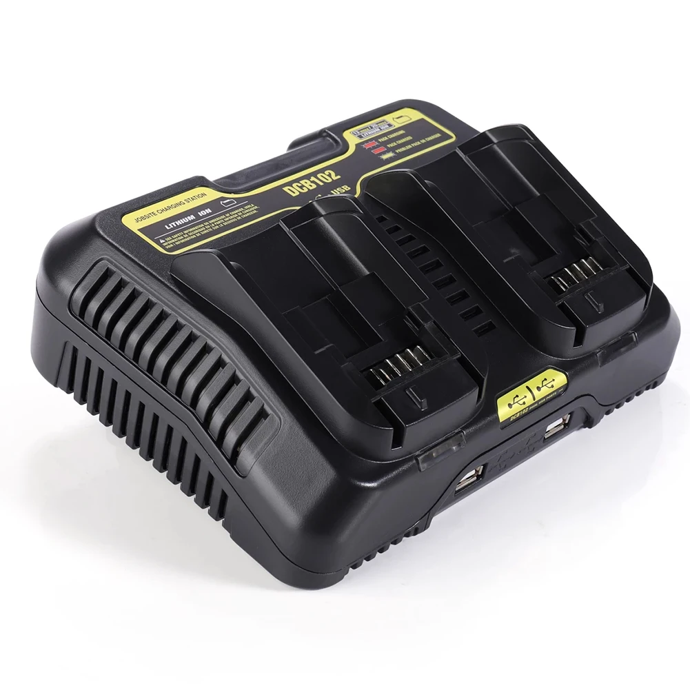 

Зарядное устройство XR для 10,8-18 в с двумя портами USB DCB102/DCB104