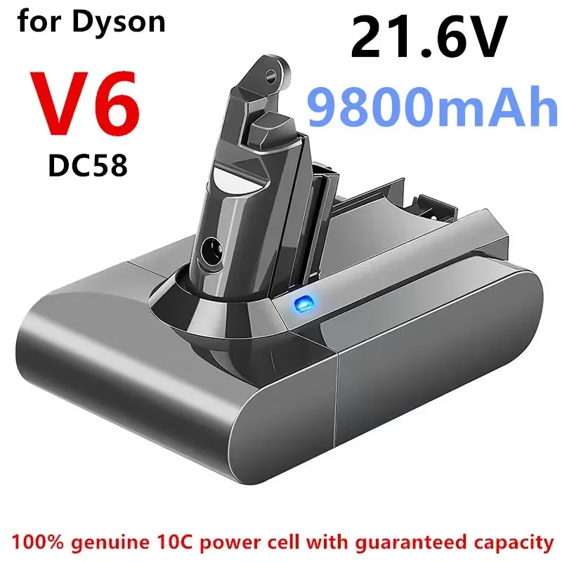 Литий-ионная батарея для пылесоса Dyson V6 21 6-6 8 Ач DC58 DC59 DC62 DC74 SV09 SV07 SV03 965874-02 L30