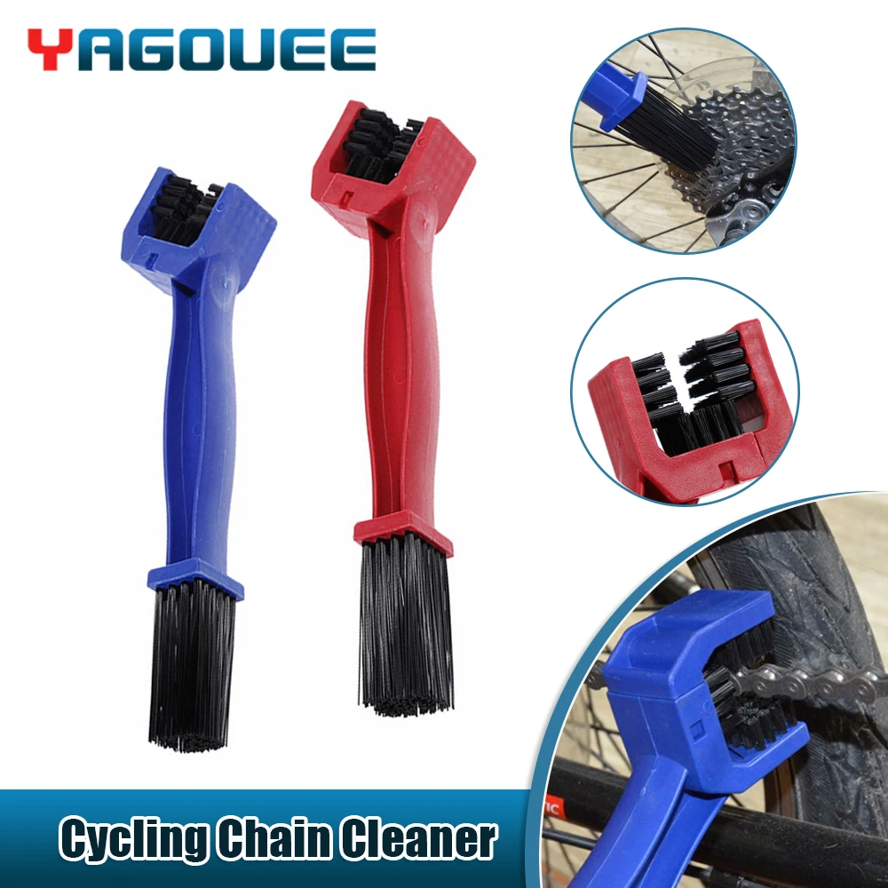 

Chain cleaner bicycle parts motorcycle cleaning kit degreasing riding brakes mountain bike maintenance brushes chain locks rid