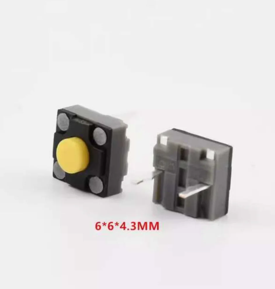5 шт. новая кнопка отключения звука Kailh 6*6*7 3 мм quare бесшумный микропереключатель