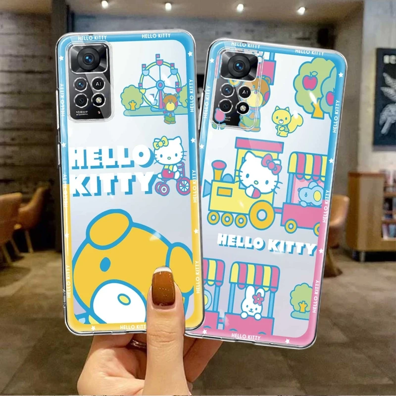 

Hello Kitty Drawing For Xiaomi Redmi 9C 9A 9 10C 12C K40 Pro 9T Redmi9 Case Soft