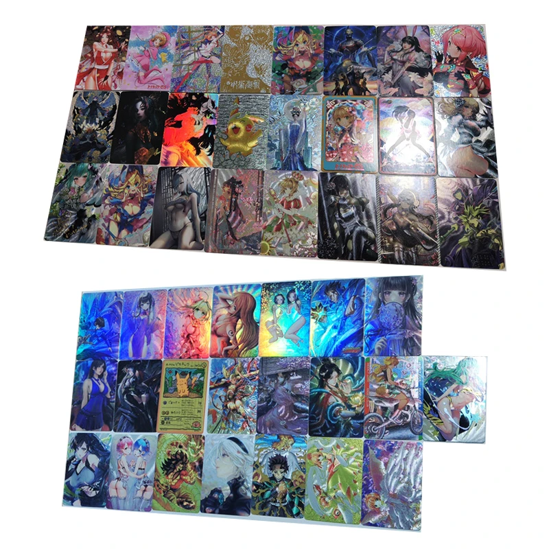 Аниме флеш-карта сюрприз случайная карта Драконий жемчуг One Piece Slam Dunk Rem Tifa Kinomoto Sakura коллекция карточные игрушки