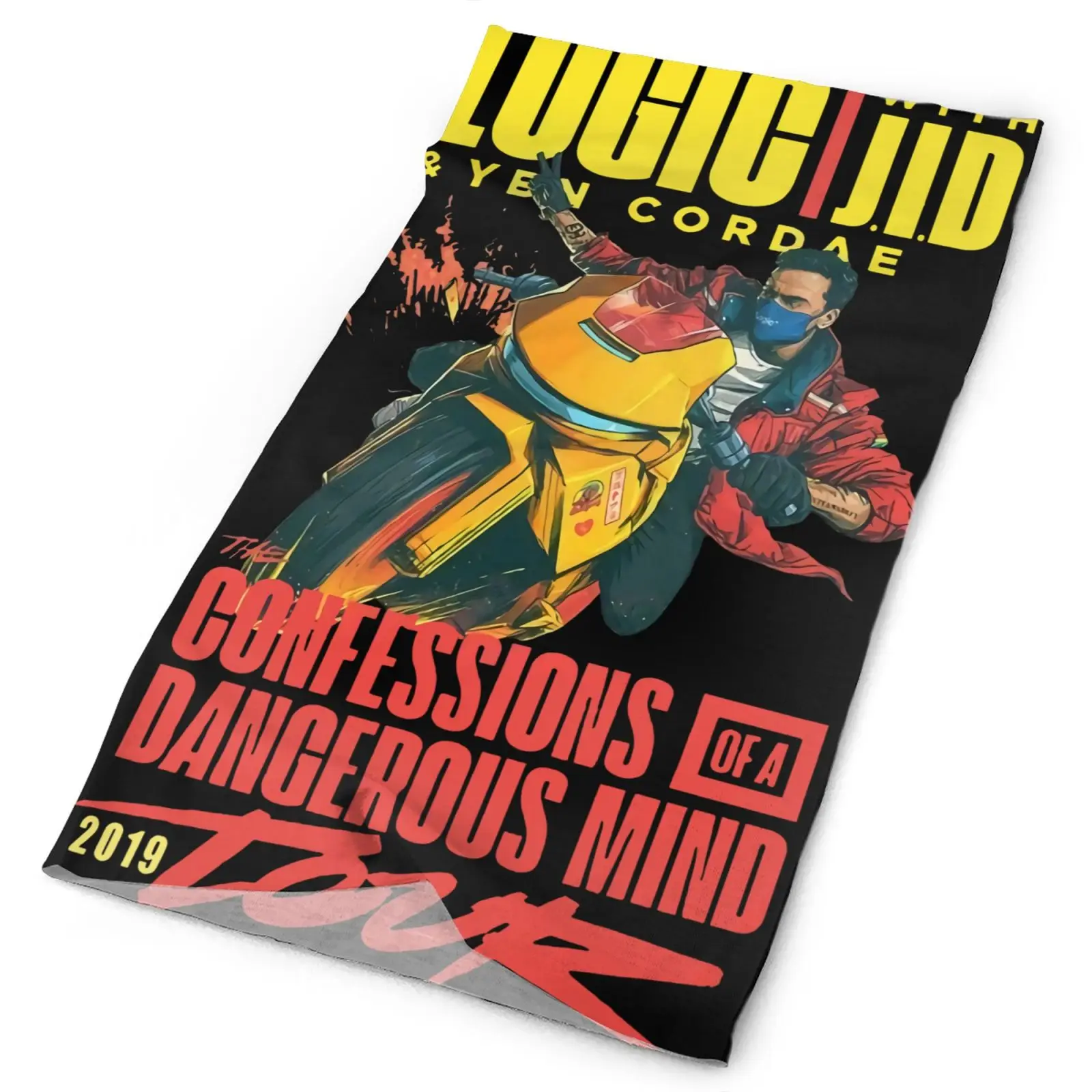 

Мужская бандана Logic с Jid & Ybn, Балаклава для мужчин и женщин, аксессуары для велосипедов, Охотничья Военная Лыжная маска, для рыбалки