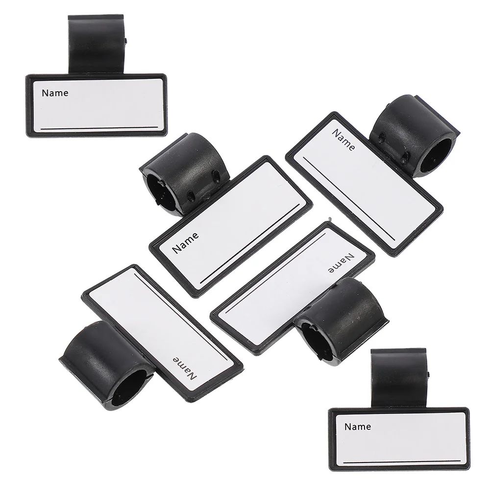 

Stethoscope Name Card Marker Labels Double-Side Hand-Held Identification Tags Clips