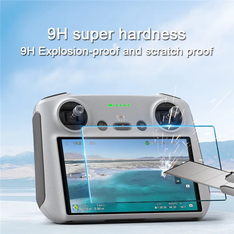Пленка из закаленного стекла 1/2/3 шт. для DJI Mini 3 Pro Drone защита экрана от царапин и