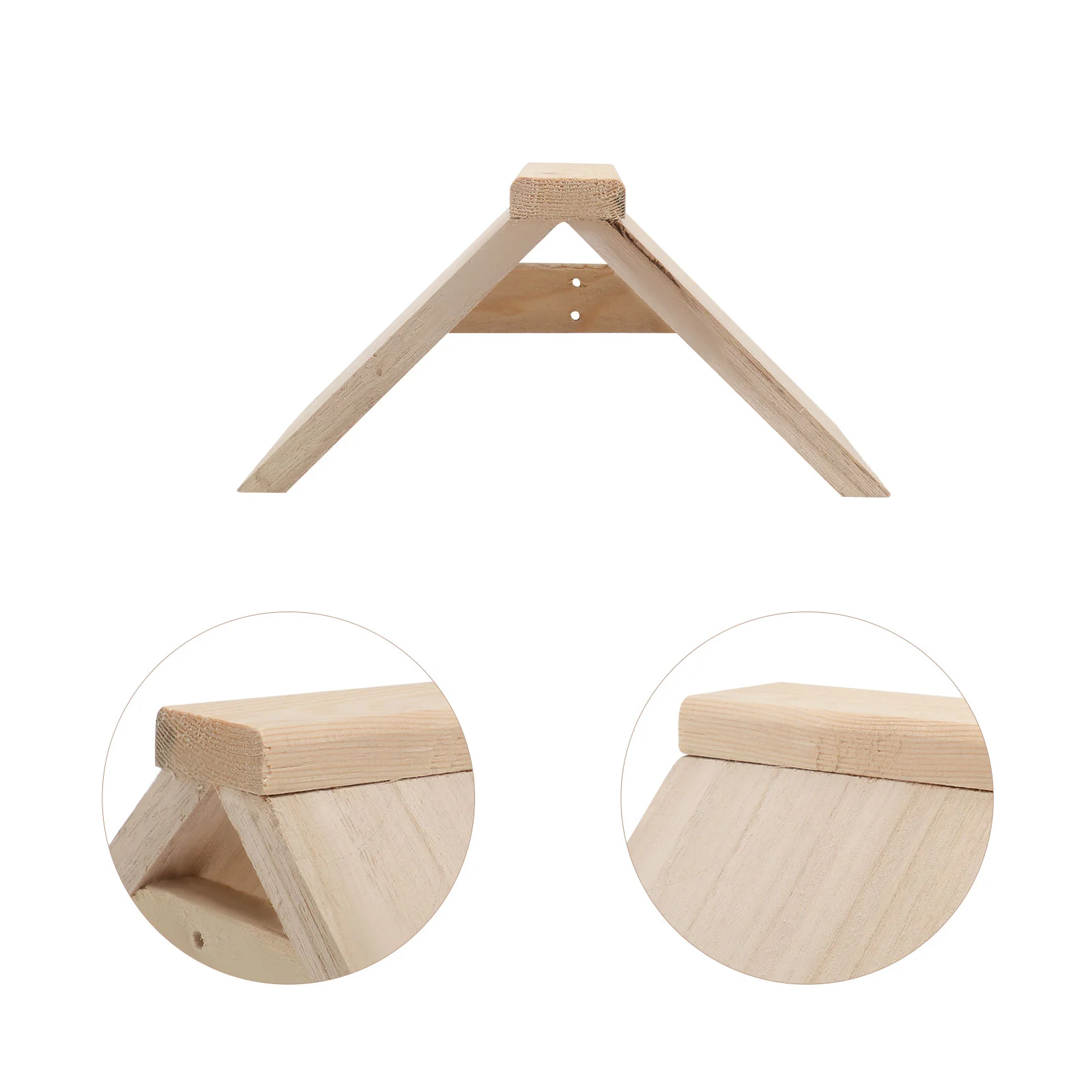 

2 Pcs Pigeon Rest Stand Supplies Perch Wooden Vintage Accessories Simple Lightweight Pigeons Perches Dove Sport Game