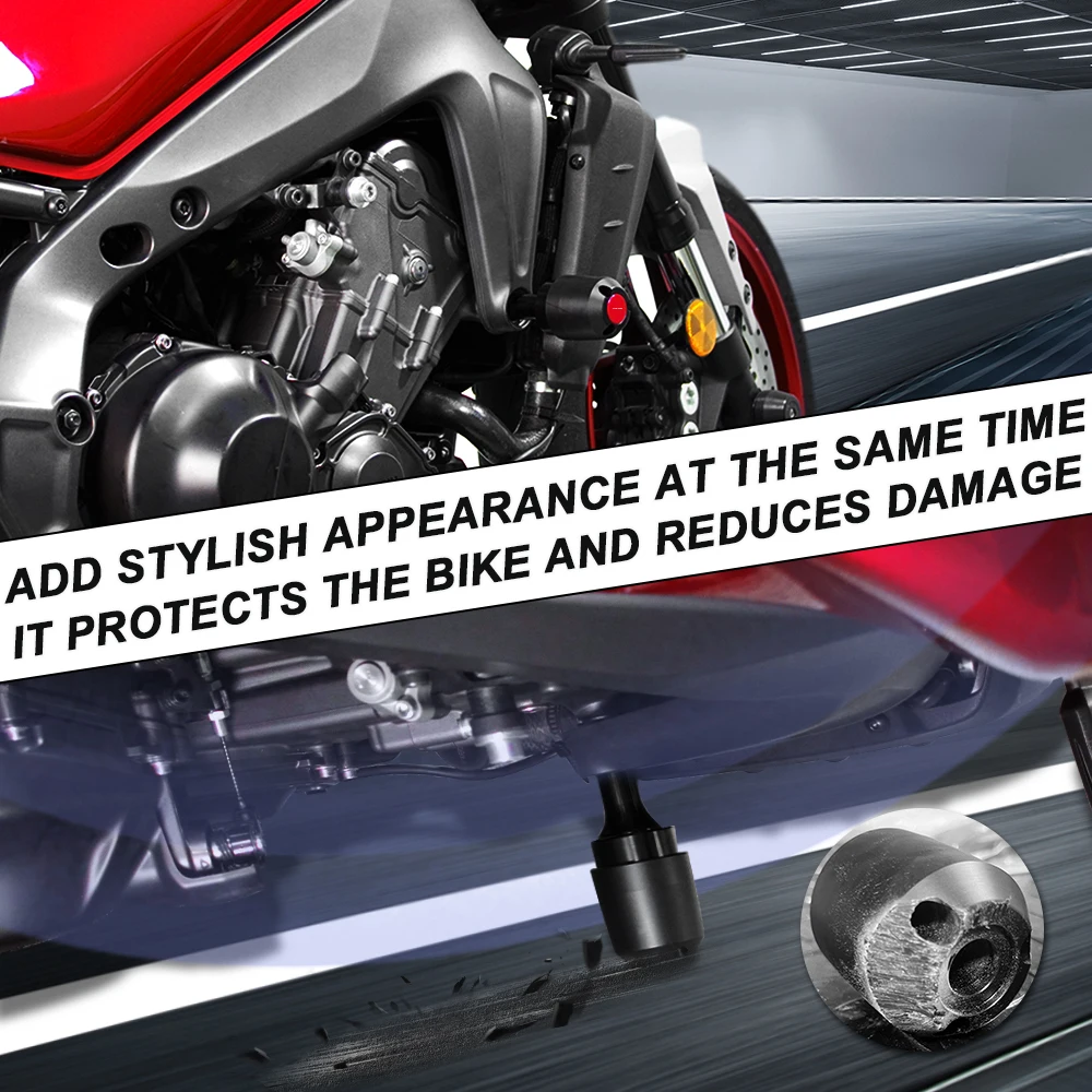 Мотоциклетные ползунки защита от столкновений защитная накладка падения для Yamaha