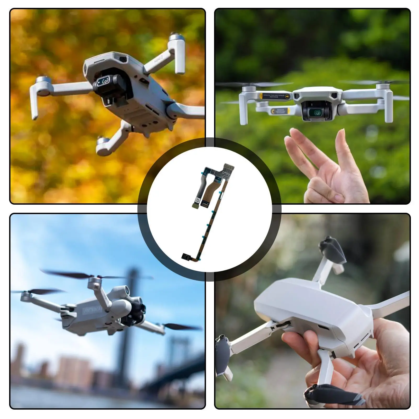 Гибкий плоский ленточный гибкий кабель 3 в 1, карданная камера для дрона DJI Mini 2 SE, GPS IMU, запасные части для DJI Mini 1 2 (art.: 3920d05fdabe1) - 3920d05fdabe1