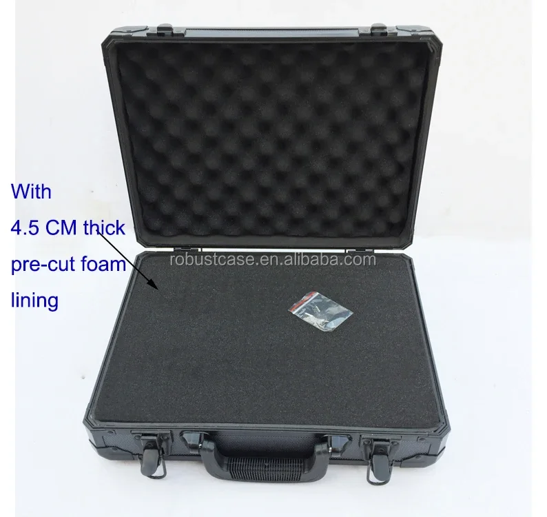 Алюминиевый портфель Ningbo Factory с пенопластом и кодовым замком