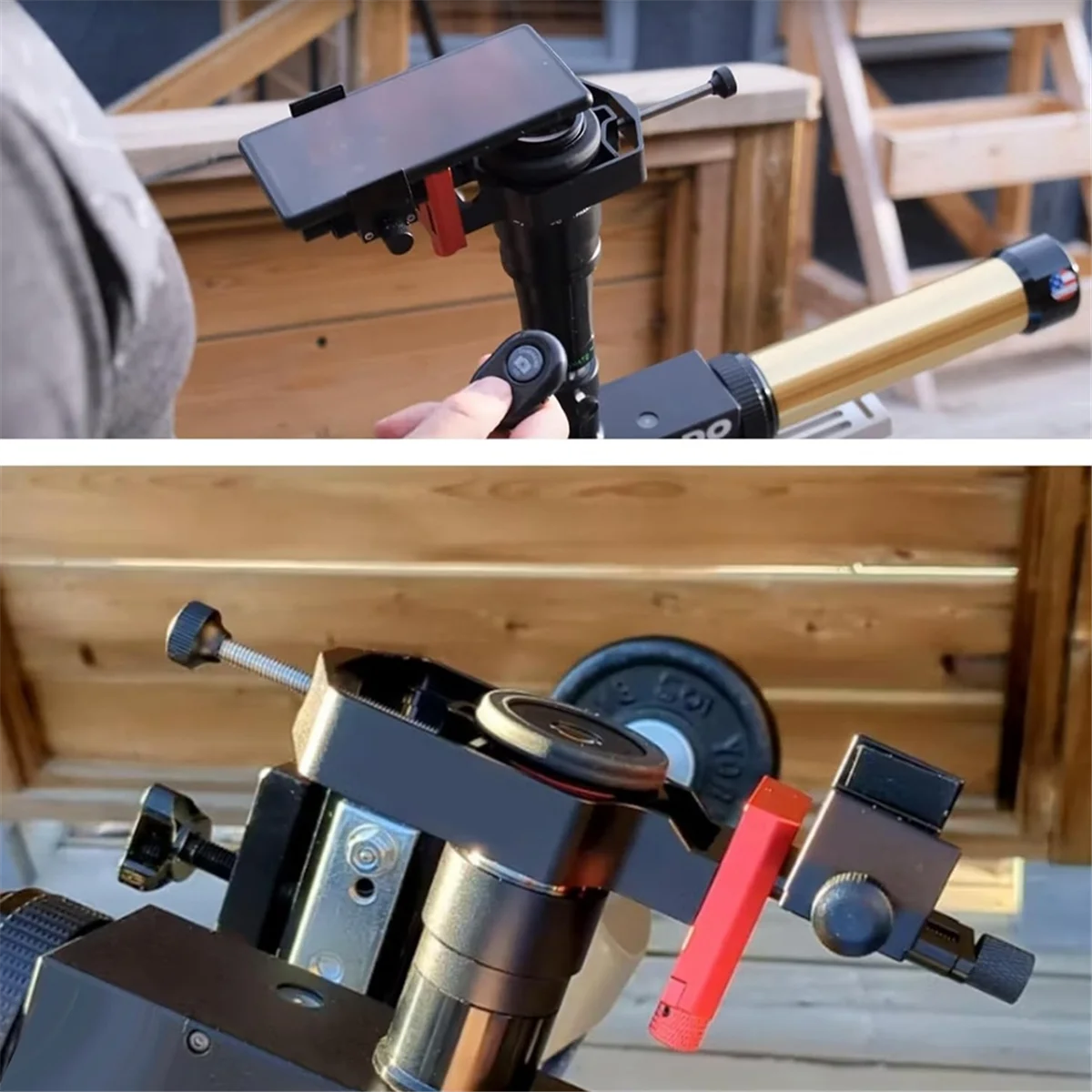 Универсальный адаптер для телефона и дископа металлическое крепление телескопа