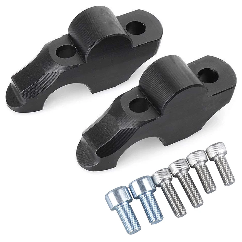 Подъемник руля вверх 28 мм зажим задний ход 25 крепление для Bmw R Ninet R9T 14- 18 (черный)