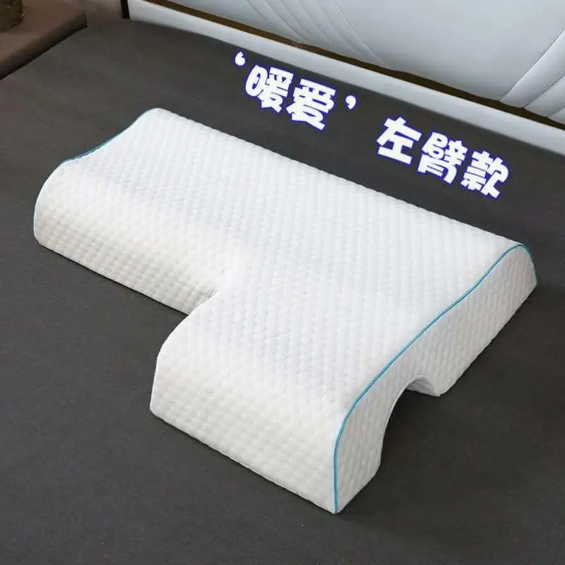 

Подушка с пенным наполнителем с эффектом памяти, подушка для сна, подушка для поддержки шеи, Изогнутая подушка для шеи для пар, комфорт для сна