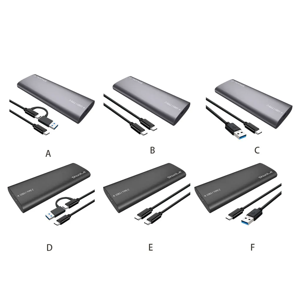 

Case External Enclosure USB Dual Support Portable Type-C Hard Disk