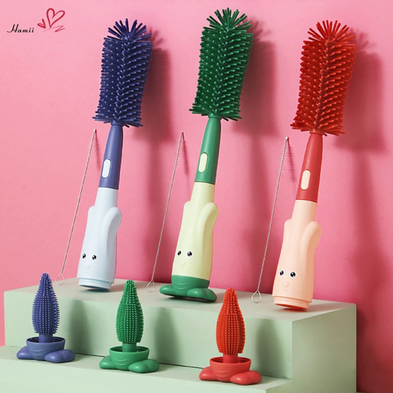 

3 шт./набор, Детские Силиконовые щётки для чистки сосков