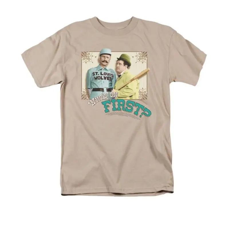 Фото Футболка ABBOTT COSTELLO WHO'S ON FIRST, размеры S 3X, НОВАЯ №1